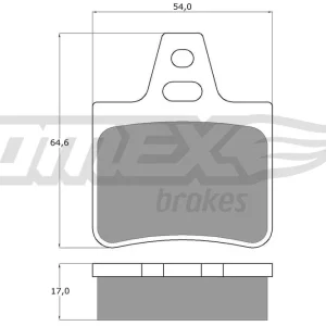 Nie przegap Zestaw klocków hamulcowych, hamulce tarczowe TOMEX BRAKES TX 12-07