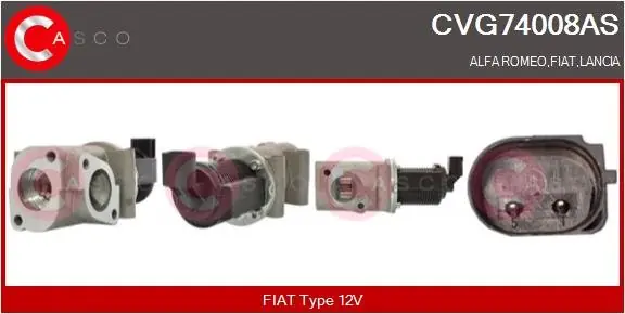 Zawór AGR CASCO CVG74008AS Ograniczona ilość