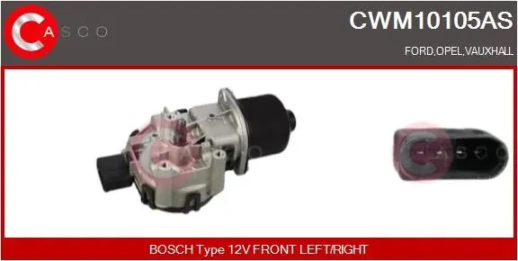 Darmowy zwrot Silnik wycieraczek CASCO CWM10105AS