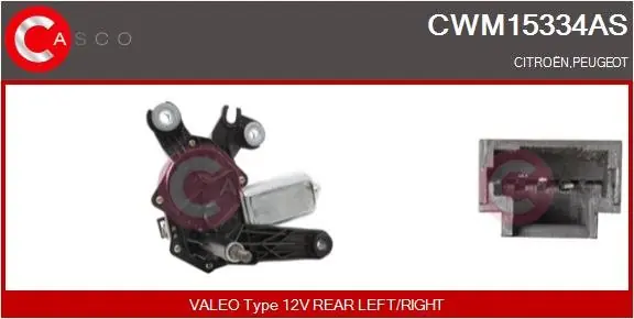 Zamów dziś Silnik wycieraczek CASCO CWM15334AS