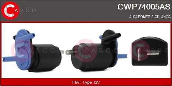 Bestseller Pompa spryskiwacza, spryskiwacz szyby czołowej CASCO CWP74005AS