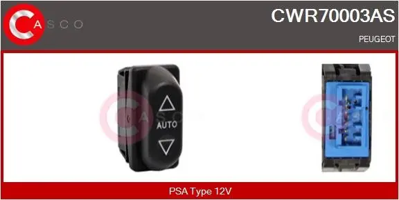 Ekspresowa dostawa Przełącznik, podnośnik szyby CASCO CWR70003AS
