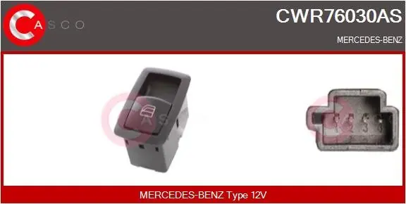 Darmowa dostawa Przełącznik, podnośnik szyby CASCO CWR76030AS