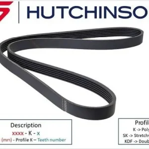 Nowy Pasek klinowy wielorowkowy HUTCHINSON 800 K 4