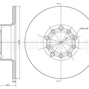 Ostatnie sztuki Tarcza hamulcowa CIFAM 800-046