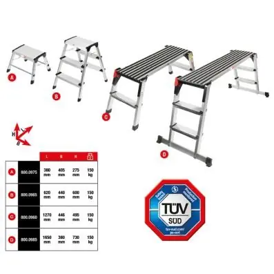 Sprawdź teraz ALUMINIOWA DRABINA ZE STOPNIAMI