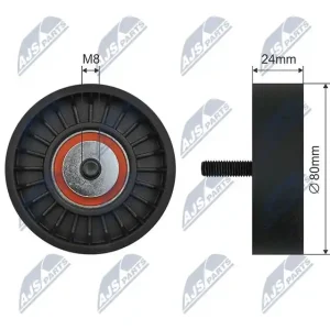 Bestseller Rolka napinacza, pasek klinowy wielorowkowy NTY RNK-BM-051