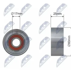 Bestseller Rolka napinacza, pasek klinowy NTY RNK-CT-045