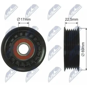 Bestseller Rolka napinacza, pasek klinowy NTY RNK-FR-038