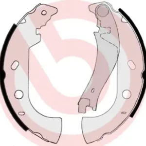 Popularny Zestaw szczęk hamulcowych BREMBO S 23 514
