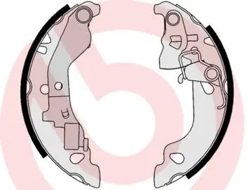 Zestaw szczęk hamulcowych BREMBO S 23 520 Tani