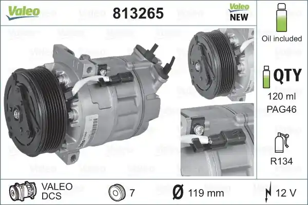 KOMPRESOR KLIMATYZACJI VALEO 813265 2763000Q0A RENAULT Ostatnia szansa