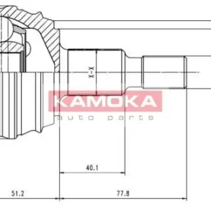 Wyprzedaż Przegub napędowy KAMOKA 6864 1J0498099