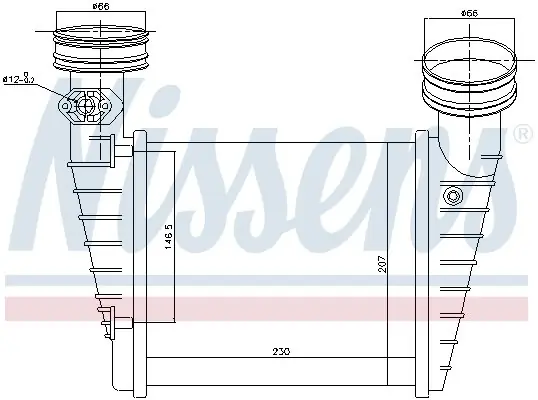Tylko dziś Intercooler NISSENS 96731 3B0145805E