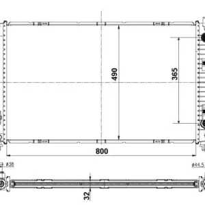 Wyjątkowa oferta Chłodnica silnika NRF 50248 52006491AB