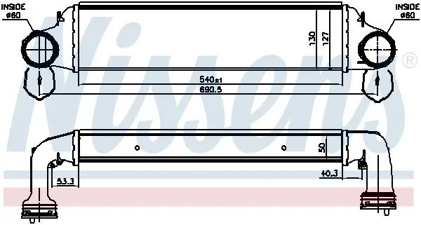 Wyprzedaż Intercooler NISSENS 96723 7789793