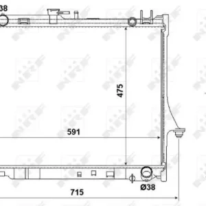 Chłodnica silnika NRF 53540 Wyjątkowa oferta