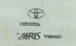 Tylko dziś TOYOTA YARIS VERSO 1.4 EMBLEMATY ZNACZKI LOGO NAPISY Z KALPY